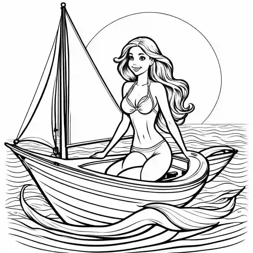 Mermaids_Mermaid with a Sailboat_7871_.webp